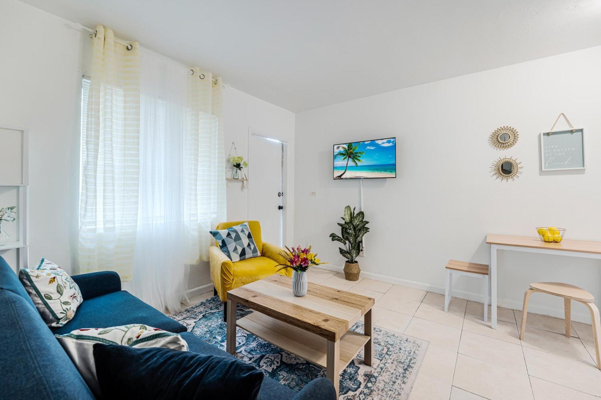 Appartement Serene 1br With Tropical Charm Near Brickell Miami